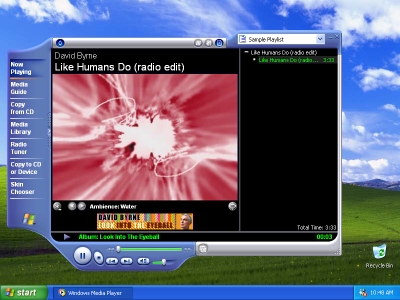 Windows Media Player visualizations